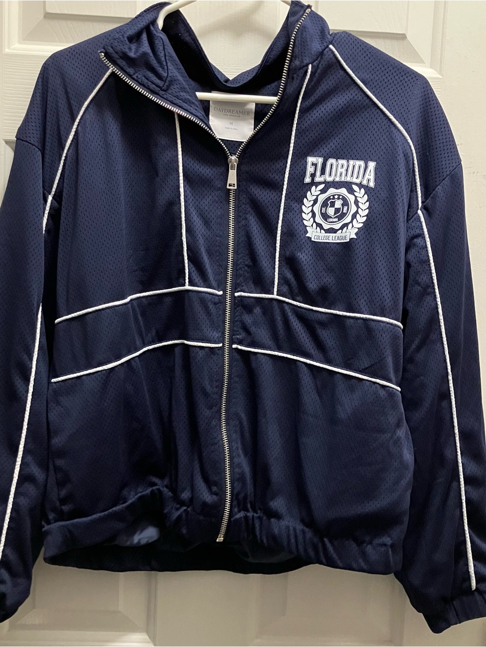 Daydreamer La Florida Women’s Navy Mesh Track Jacket M